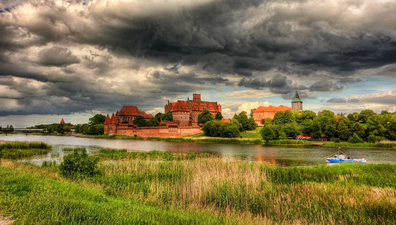 History under dark clouds