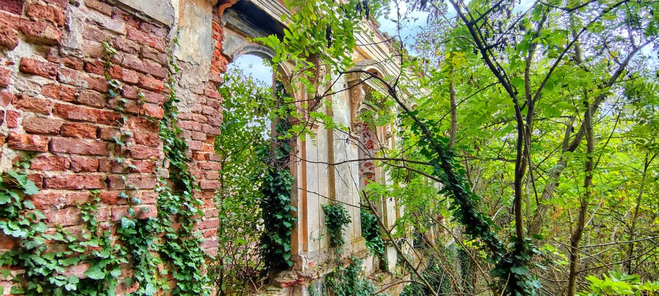 After so many years the castle is in ruins