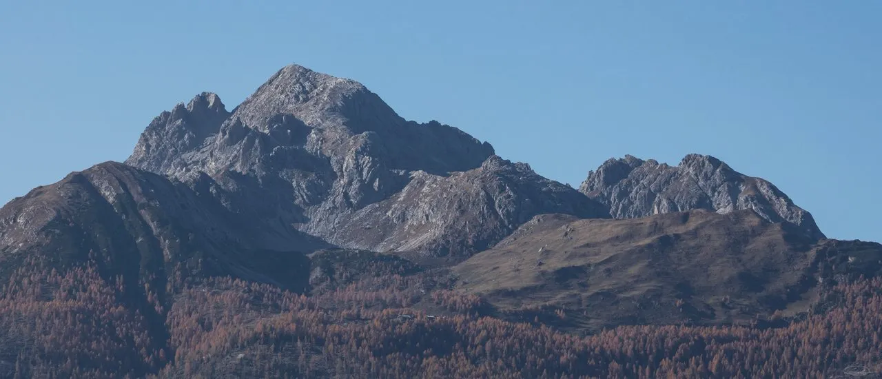 Panorama of the Mountain Hochstadel (October 2019)