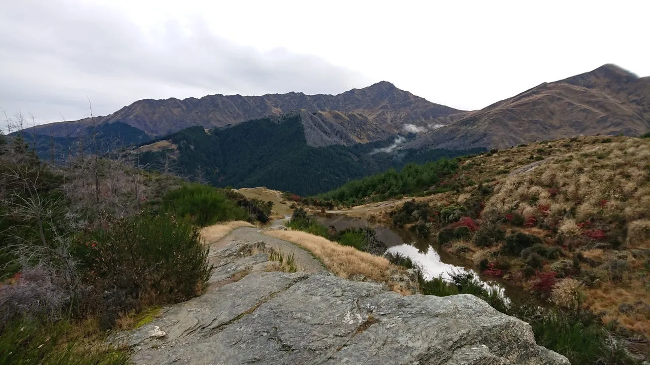 The summit comes in to view as you continue on