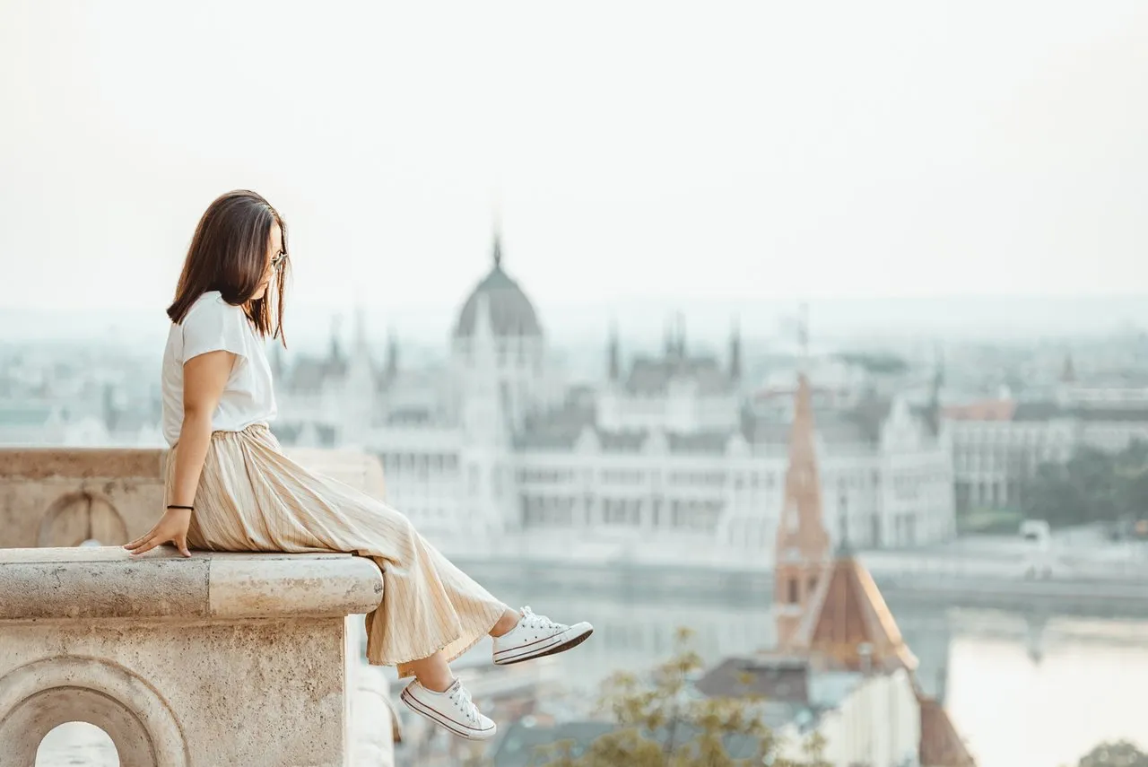 My best friend in Budapest, photo taken by me