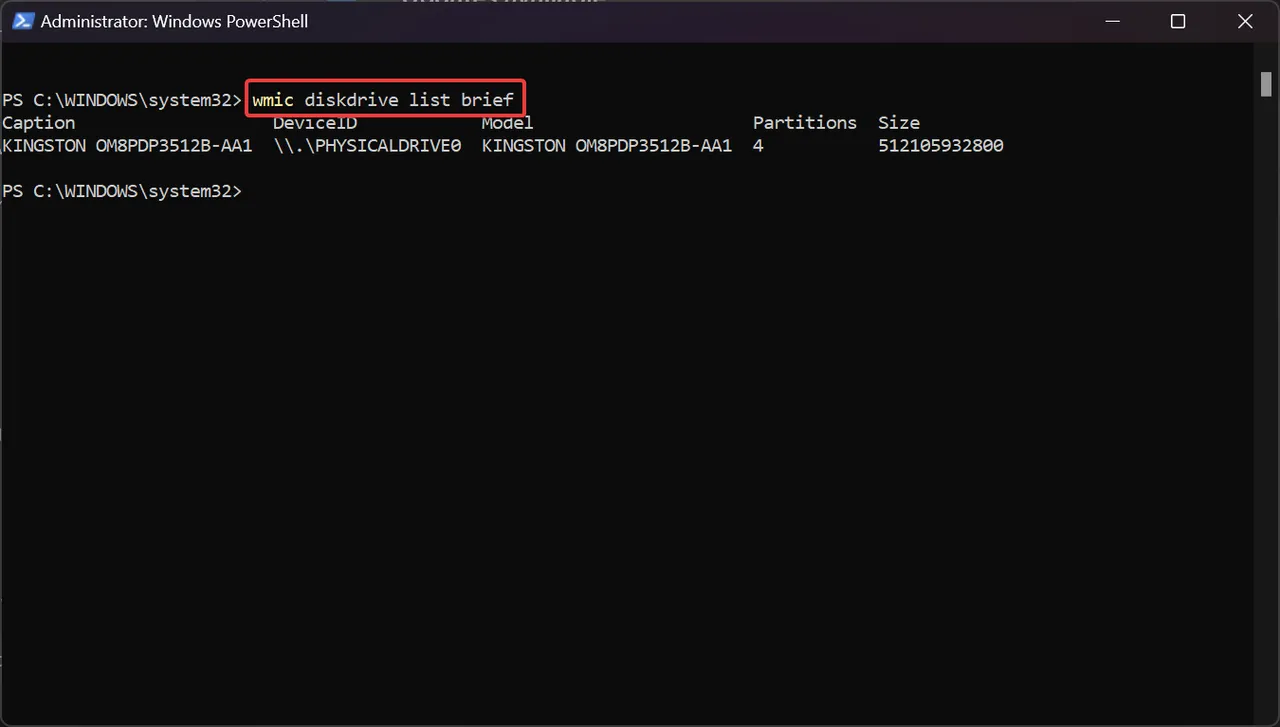 list-drives-powershell