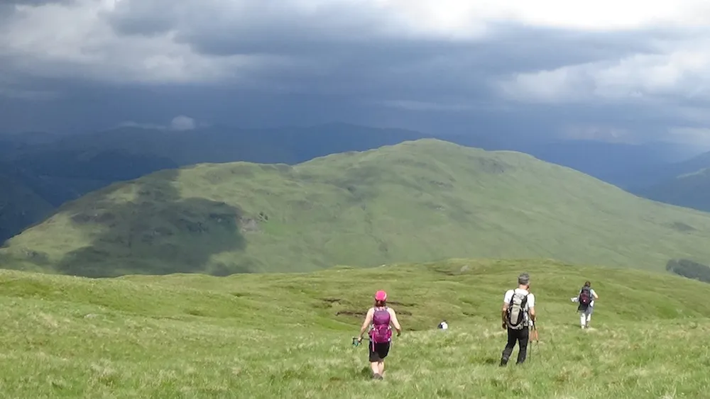 34 Walking down the hill in the heat with very grey skies - better.jpg