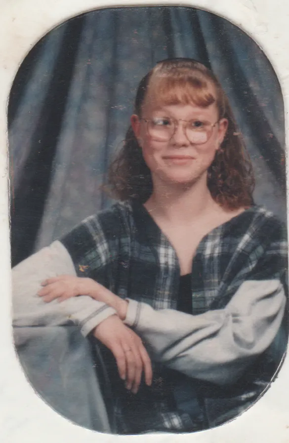1995-10 - Katie Jean Arnold, not sure what year or month, red like hair.png