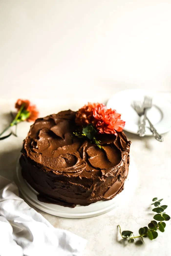 Dark Chocolate Vegan Birthday Cake (GF)-3.jpg