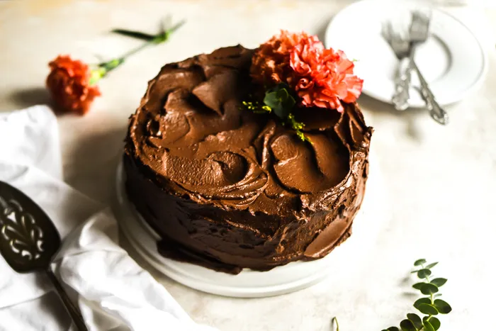 Dark Chocolate Vegan Birthday Cake (GF)-5.jpg