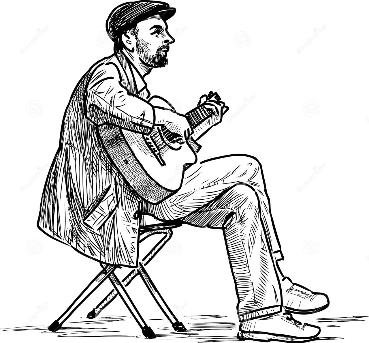 sketch_sitting_street_musician_playing_guitar_156855048.jpg