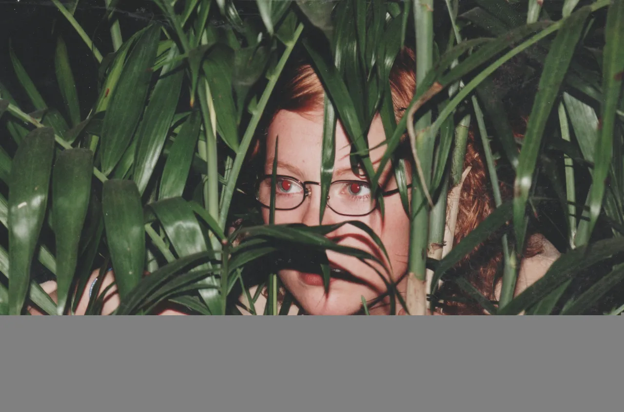 2000's - Katie in the bush with red hair.jpg