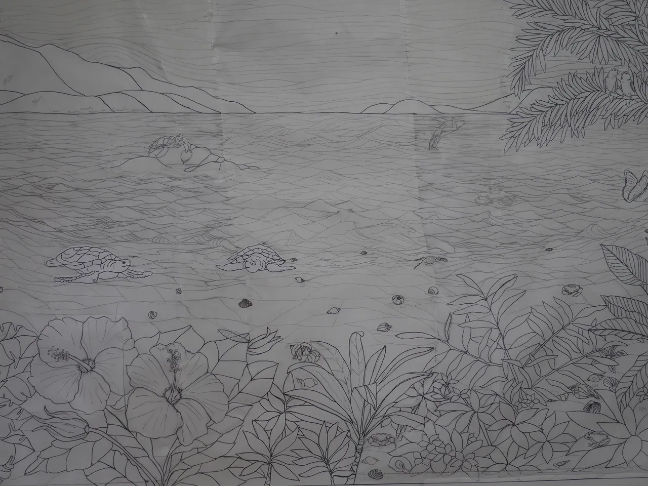 additional greenery, shells, crabs, whale.JPG