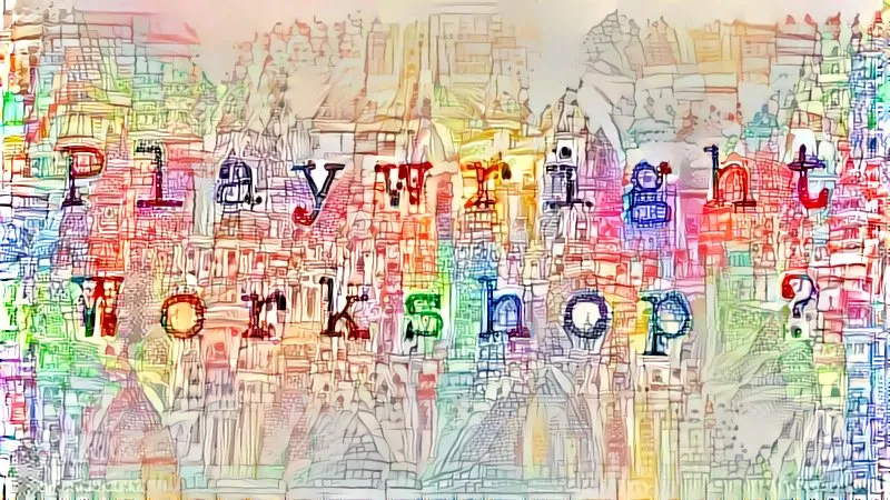 Deep Dreamed Playwright Workshop image.