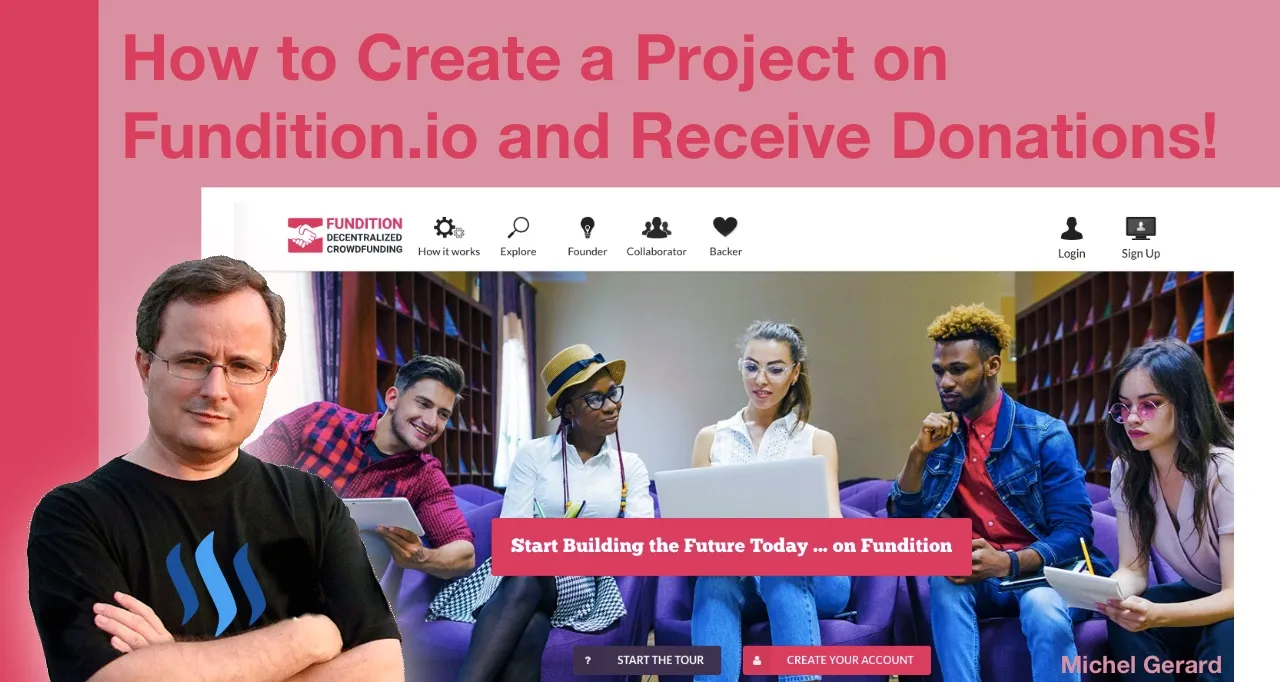 How to Create a Project on Fundition.io and Receive Donations!