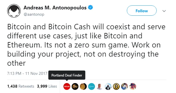 Andreas Antonopoulos Speaks for Peace