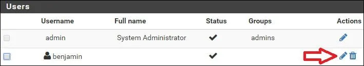 pfsense user properties