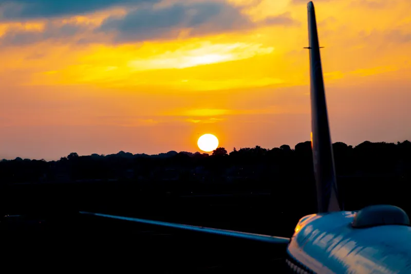 LOGAN AIRPORT SUNRISE