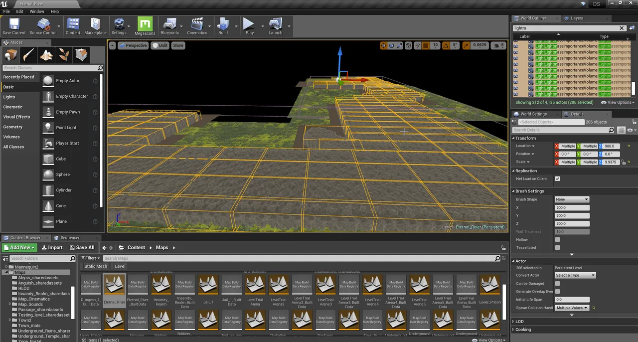 Eternal River Lighting volumes.png
