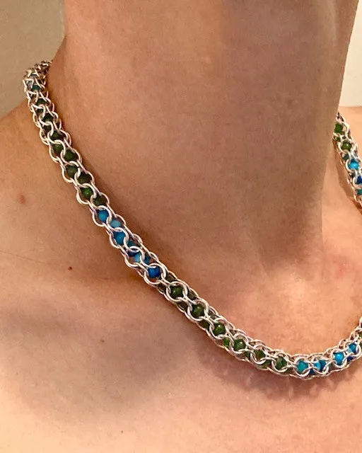https://hivelist.store/product/sterling-silver-chrysocolla-and-aventurine-necklace/