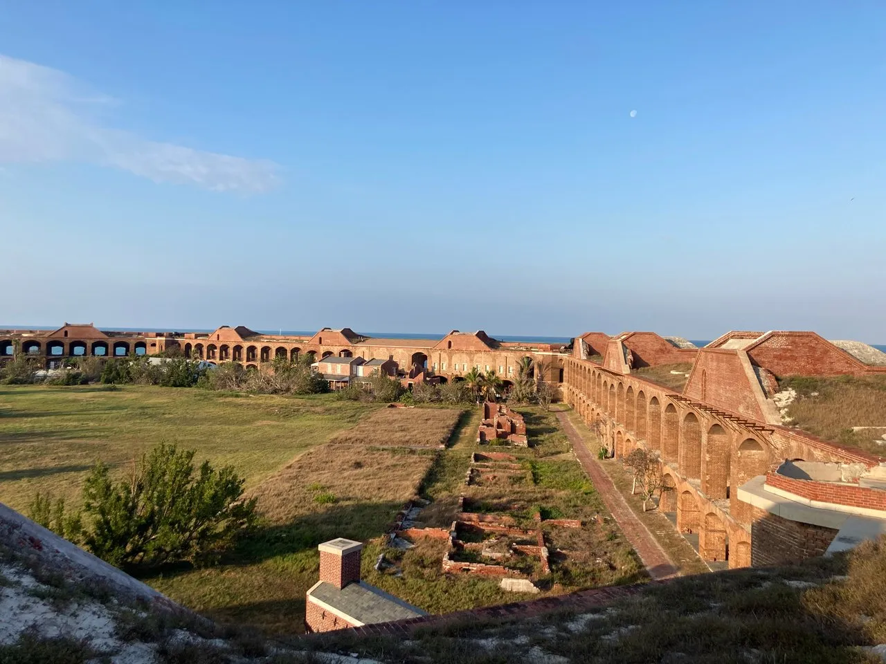 Ruins of officer quarters