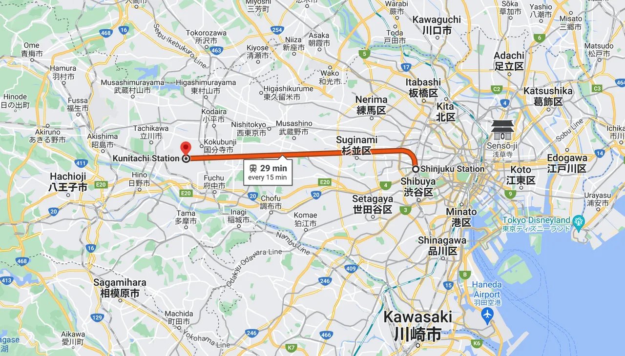 Kunitachi Map.png