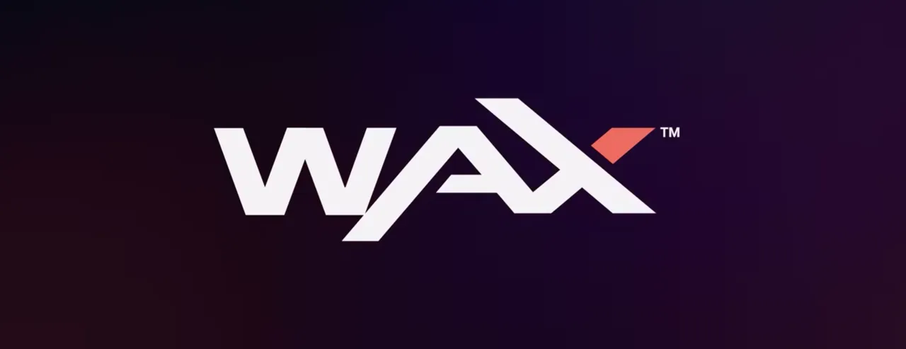 WAX (WAXP) banner in the centre of the page.