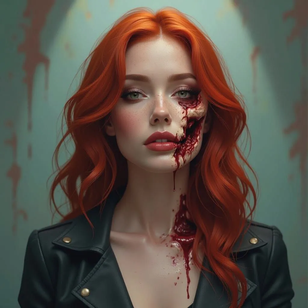 Red hair dead girl