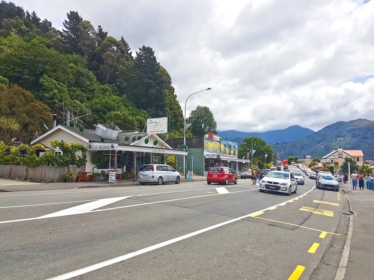 Havelock - the mussel capital along State Highway 6