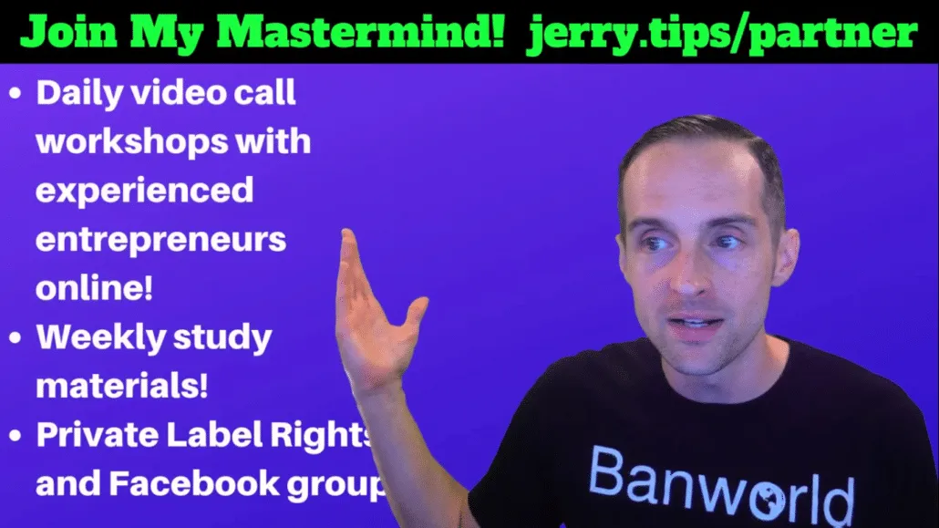 Join Jerry Banfield's Mastermind Program