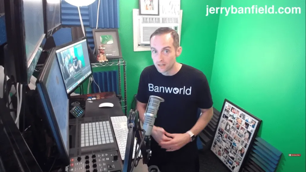 How to Live Stream Like Jerry Banfield — Home Recording Studio Tour 2019