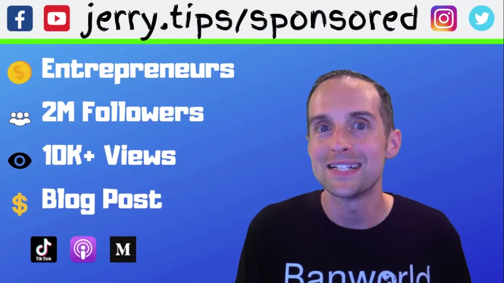 Sponsor a Video with Jerry Banfield