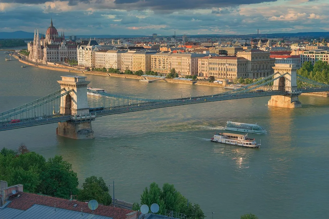 The Danube as seen from Buda Castle