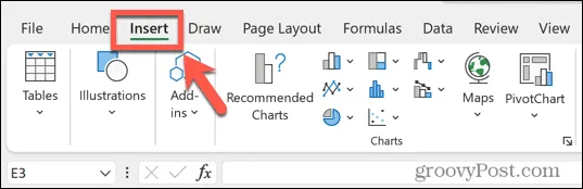 use-superscript-excel-insert-menu