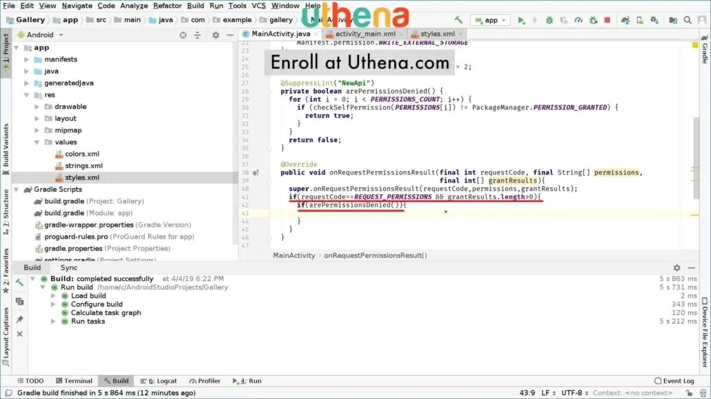 Build an Android Studio Gallery App