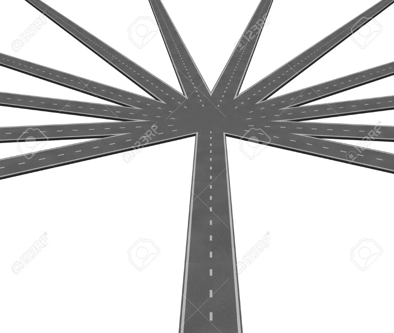 11359722-Multiple-strategies-and-business-options-symbol-represented-by-a-central-road-leading-to-multiple-ra-Stock-Photo31aff.jpg