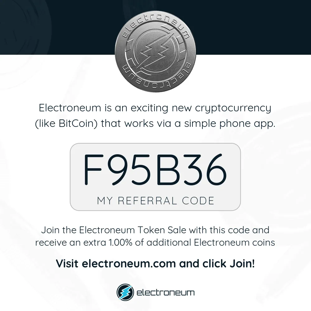 Electroneum Signup Offer