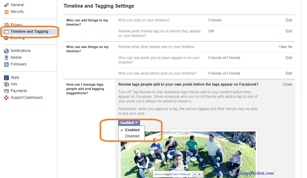 (Thủ thuật facebook) Không cho người khác Tag mình trong facebook