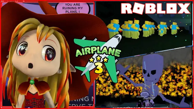 Roblox Airplane 3 Gameplay! [Story] The Pink Army saved a plane full of yellow NOOBS!