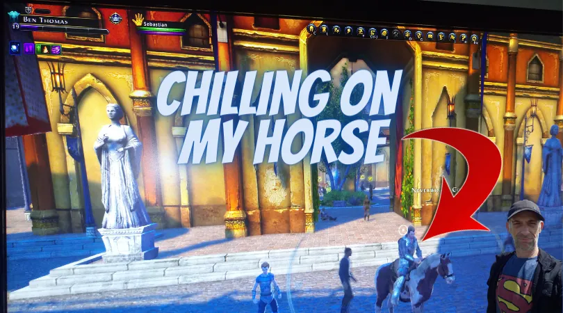 Chilling on my Horse.png
