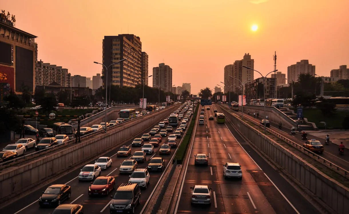 Traffic on Freeway
