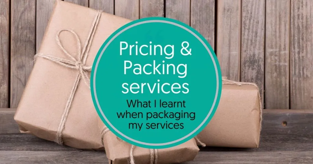 Pricing and packages - what I learnt