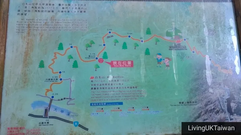 Hiking at Mount Baimao, Taiwan