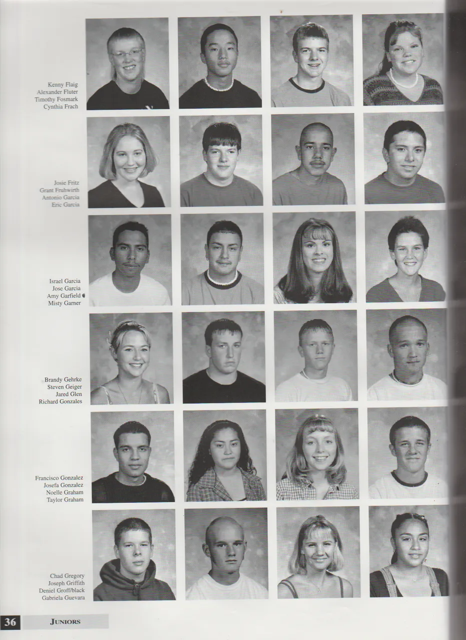 2000-2001 FGHS Yearbook Page 36 Amy Garfield Misty Garner.png