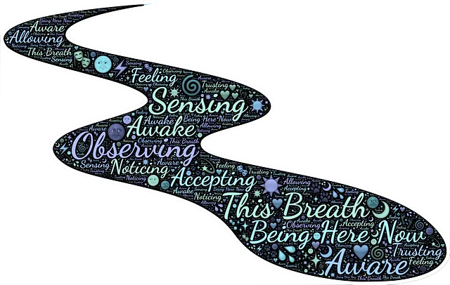 black stream with words be here now aware awaken breath.png