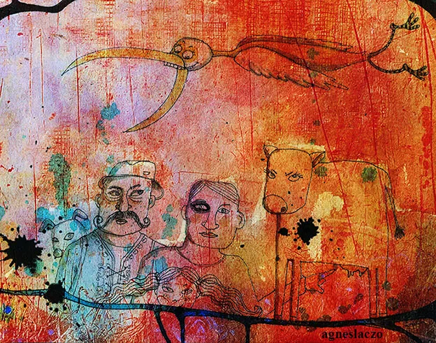 agnes laczo tanya art rajz mese tehen farm madar otthon.jpg