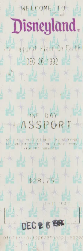 1992-12-26 - Saturday - Disneyland - Day Passport - $28.75-1.png