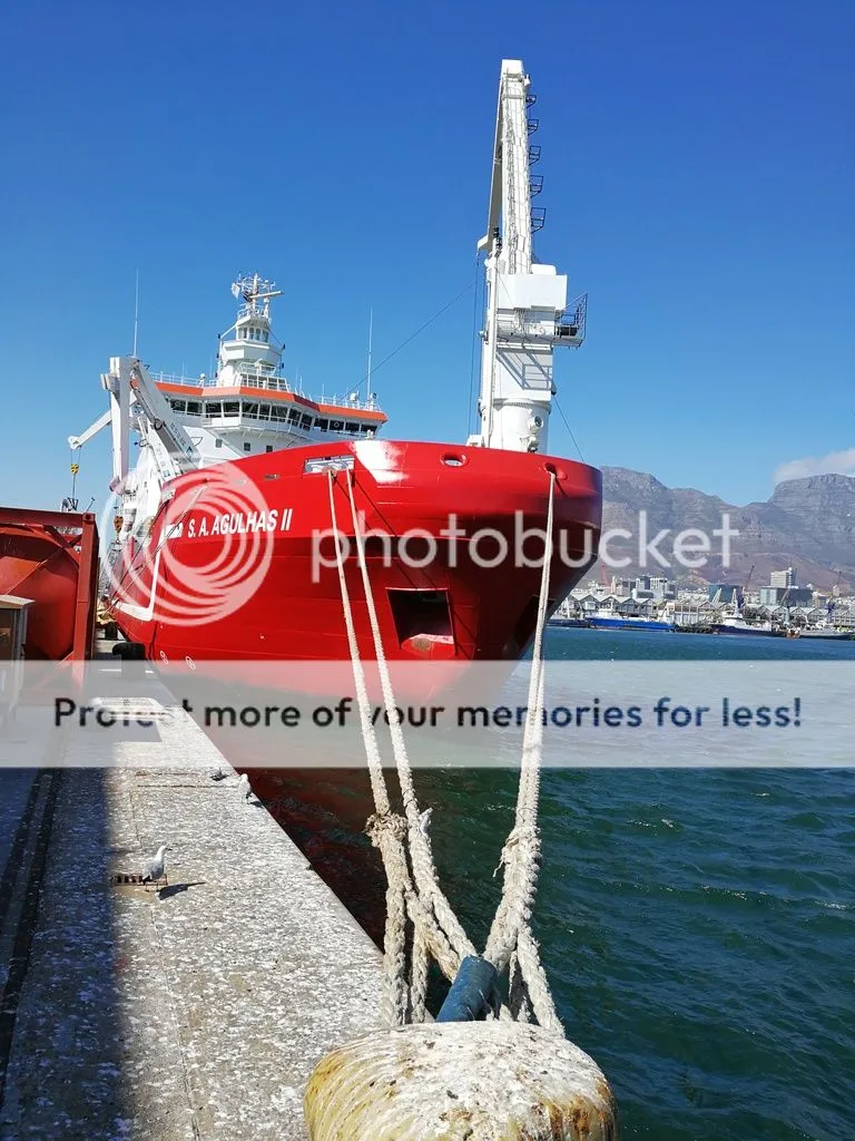 SA Agulhas II moored