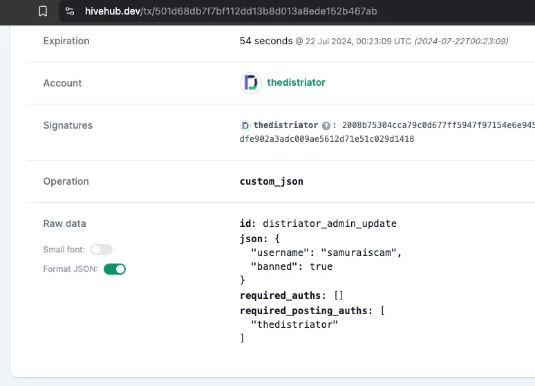 transaction details