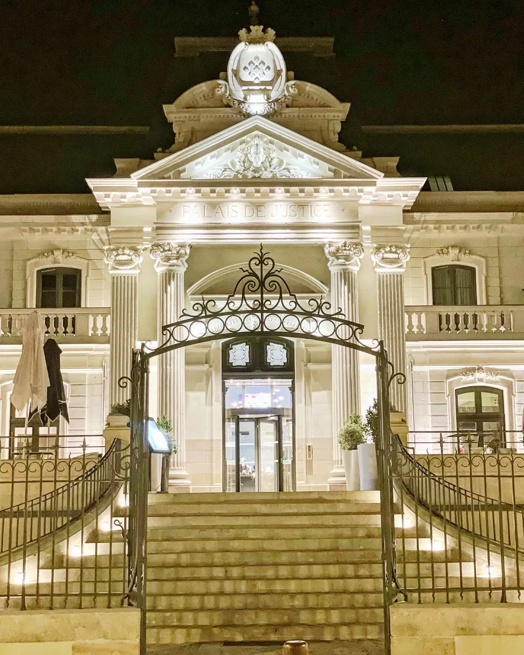The Main Gate of the Palais de Justice (Court House)