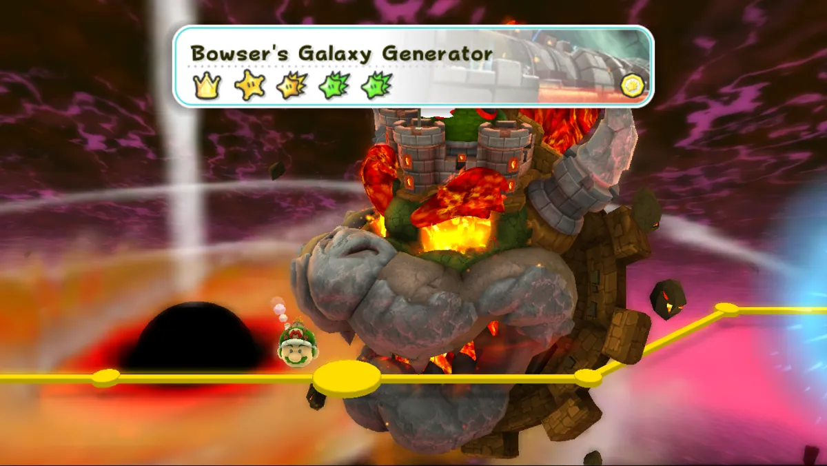 Image result for super mario galaxy 2 bowser's galaxy generator