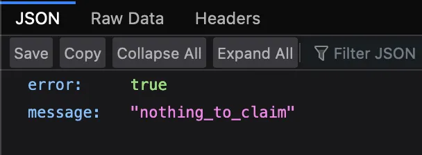 polycub nothing to claim
