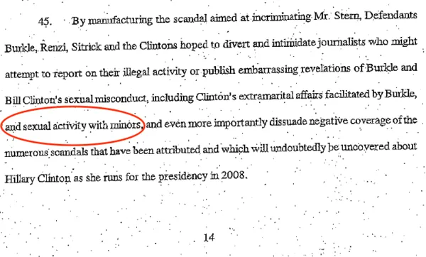 Clause 45 from Jared Paul Stern's Verified Complaint (with annotation)