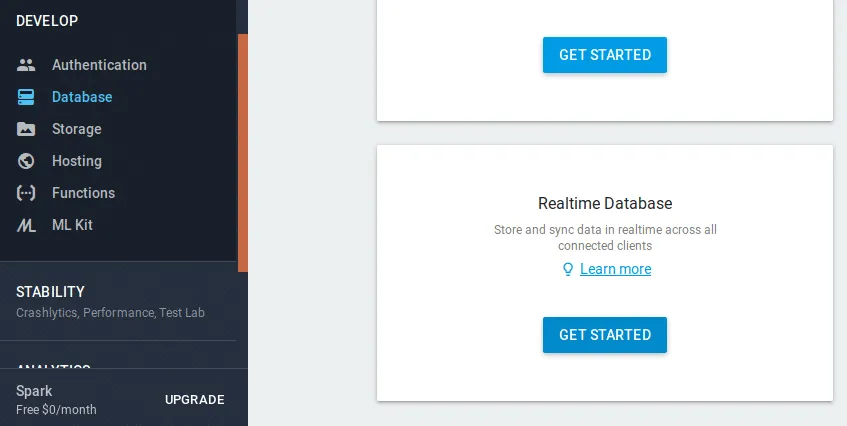 Selecting Database